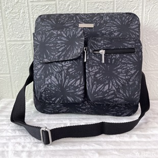 外贸尾货美国baggallini男女通用单肩防水尼龙 布多层拉链斜挎包