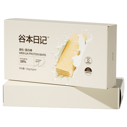 谷本日记威化蛋白棒饼干高蛋白代早晚餐主食饱腹解馋谷物棒零品B