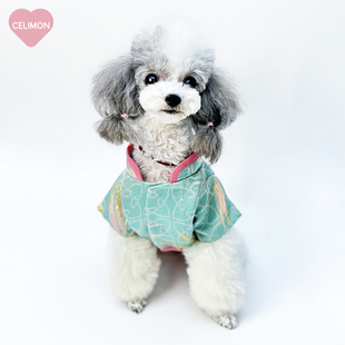 禧乐萌X宫里的世界 新中式宫廷狗狗衣服小型犬博美雪纳瑞宠物背心