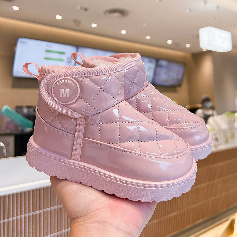 冬季新款儿童雪地靴女童棉鞋加厚加绒宝宝保暖鞋子男童防滑短靴子,童鞋/婴儿鞋/亲子鞋,雪地靴,淘宝优惠券,粉丝福利购,淘宝优惠卷