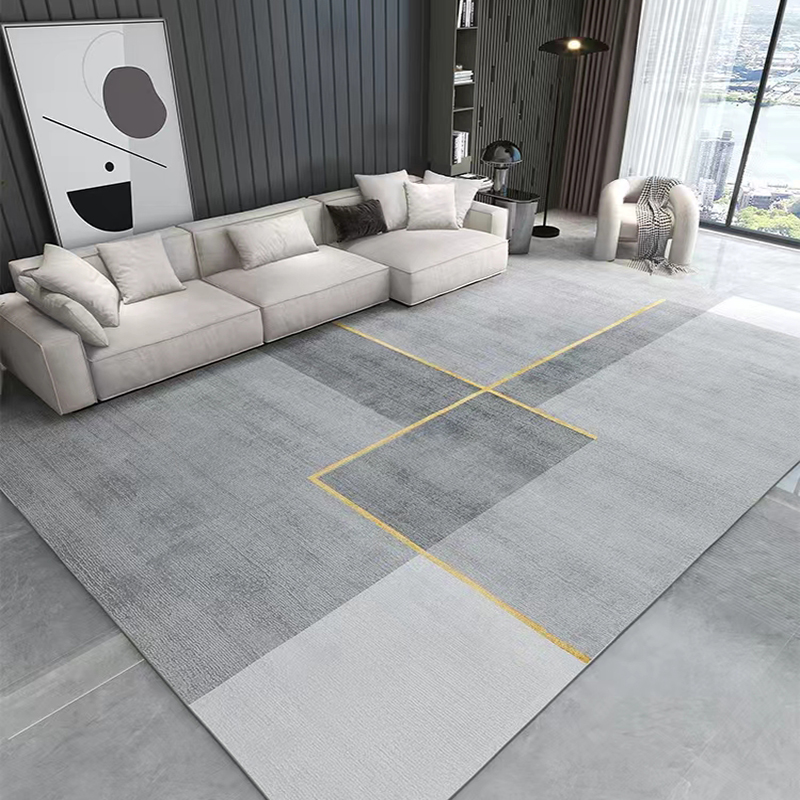 简府客厅北欧轻奢地毯易打理