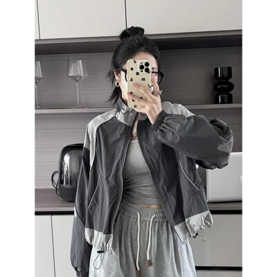 欧洲站防晒冲锋衣外套女