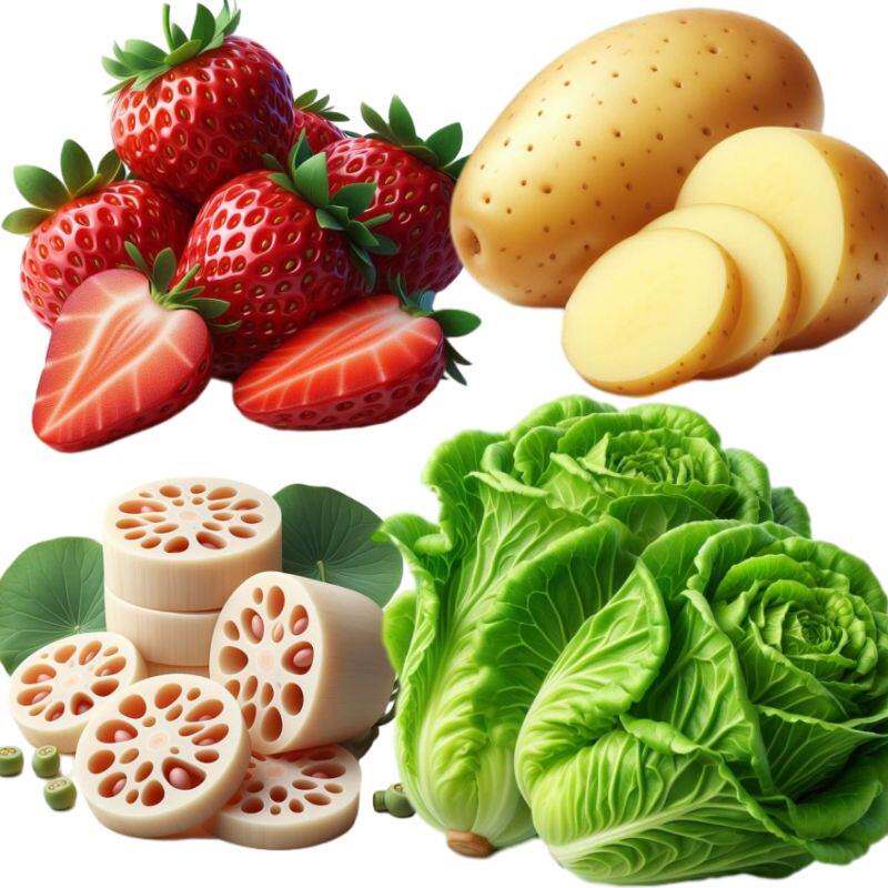 多彩水果贴纸绿色蔬菜厨房冰箱自粘贴画墙面遮丑草莓贴纸防水贴花