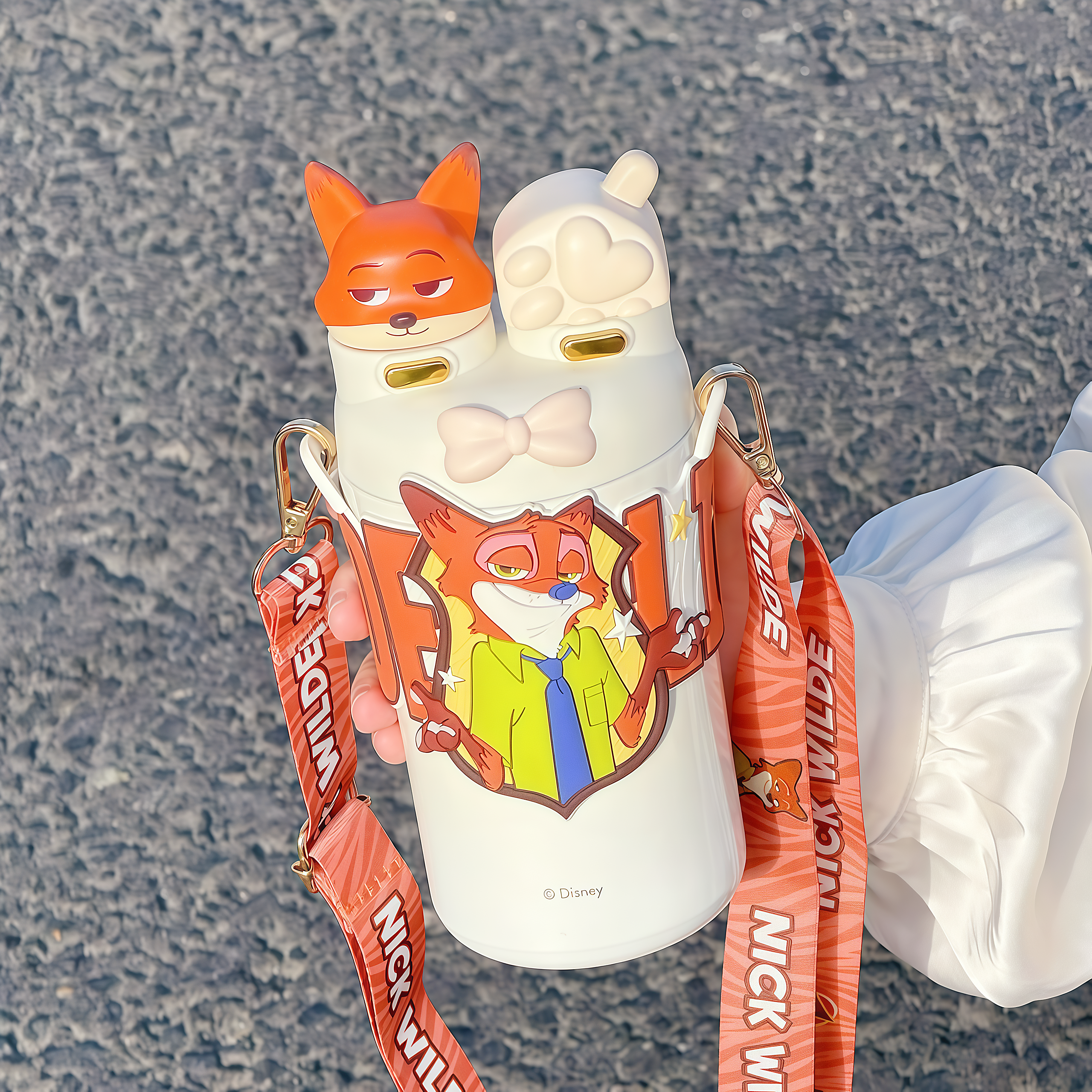 高颜值疯狂动物城联名保温杯女生