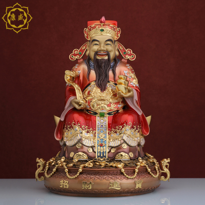 铜雕财神爷店铺家居摆件