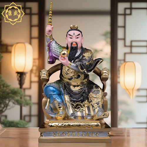 九天应元普化天尊神像树脂彩绘雷祖雷大帝神佛像雷公家用供奉摆件