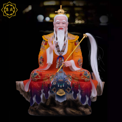 太上老君神像汉白玉道德天尊神像三清坐山老君祖师爷家用供奉摆件