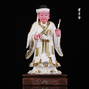 孝子爷神像 家居道家地府财神阴神像 东南亚三伯公像家用工艺摆件