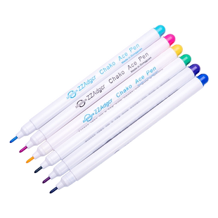 彩色水溶气消笔 自动褪色十字绣画点服装裁剪划线裁缝工具记号笔