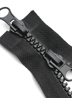 5号树脂双头向拉链塑料大牙拉锁衣服外套长款羽绒服睡袋辅料配件