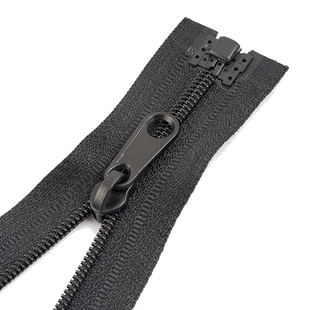 3号尼龙开尾拉链开口可拆卸加厚家服装拉链套袖拉链单头拉锁拉头