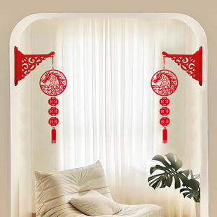 2026马年新年春节元旦新款马图案福字挂件客厅挂饰过年房门装饰