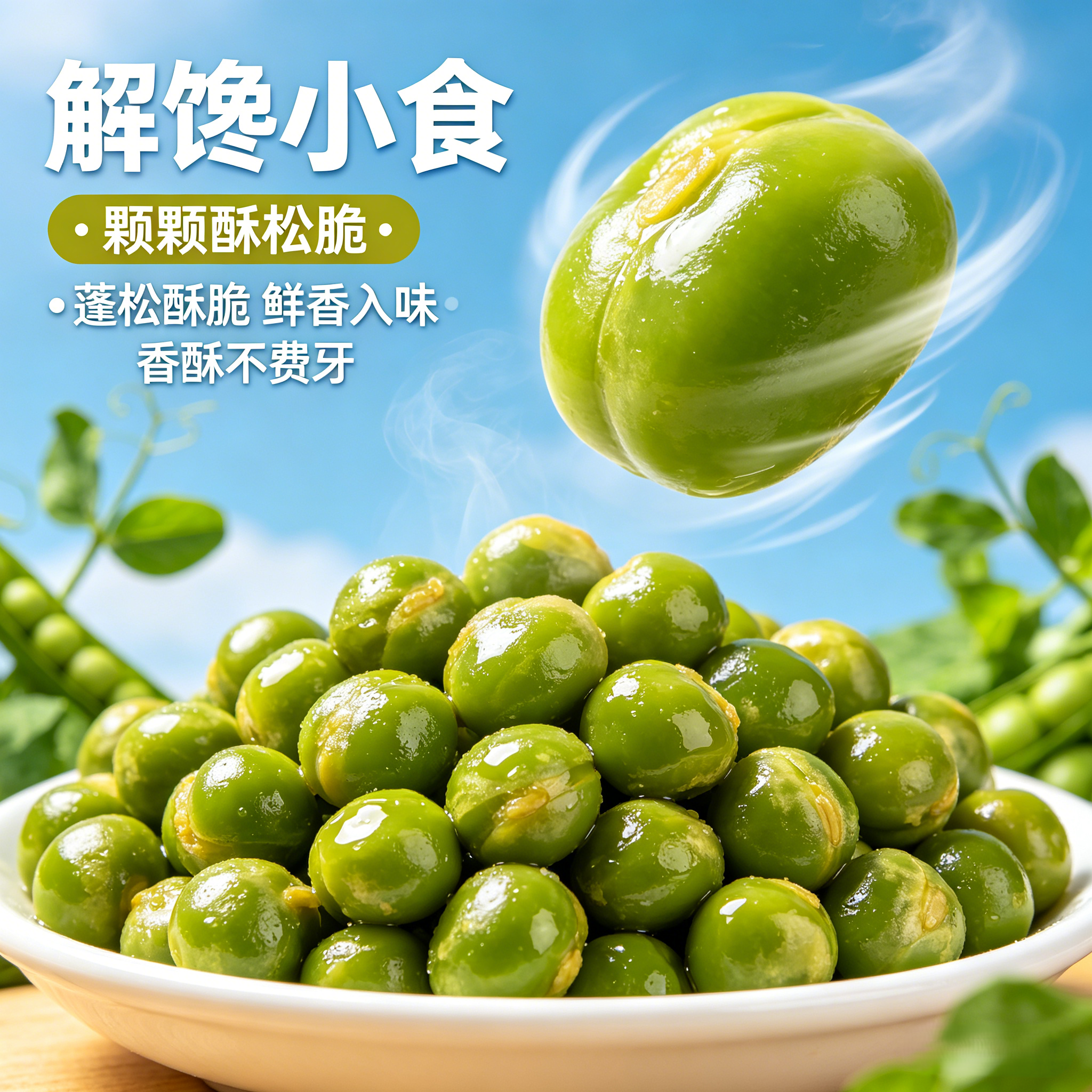 王口街蒜香青豆混合散装牛肉味青豌豆小包装坚果天津炒货麻辣零食