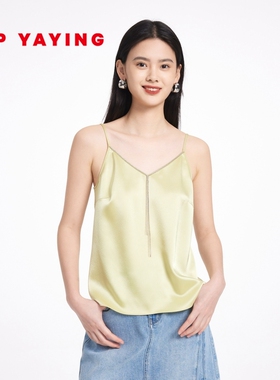 EP YAYING雅莹女装 v领钻链设计感吊带 商场同款 A501A