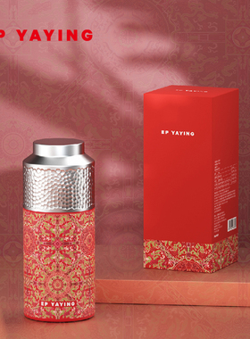 EP YAYING雅莹 龙凤呈祥纹国风焖茶杯保温杯红色杯子 商场同款