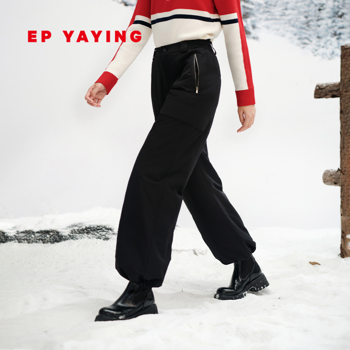 EP雅莹2025秋冬新款 直筒工装裤 轻盈舒适保暖90绒羽绒裤女Y601B,女装/女士精品,棉裤/羽绒裤,淘宝优惠券,粉丝福利购,淘宝优惠卷