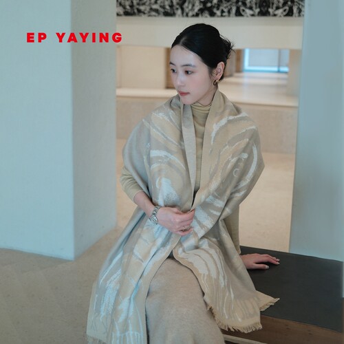 EPYAYING雅莹围巾金玉满堂提花