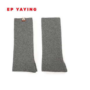 25早秋新品 针织腿套 ZU05A 绵羊毛堆堆袜套配勃肯鞋 EP雅莹饰品