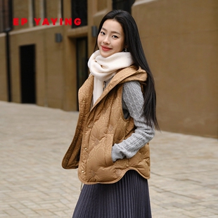 2024年秋冬新款 松花江白鹅绒羽绒马甲 Y007A YAYING雅莹女装