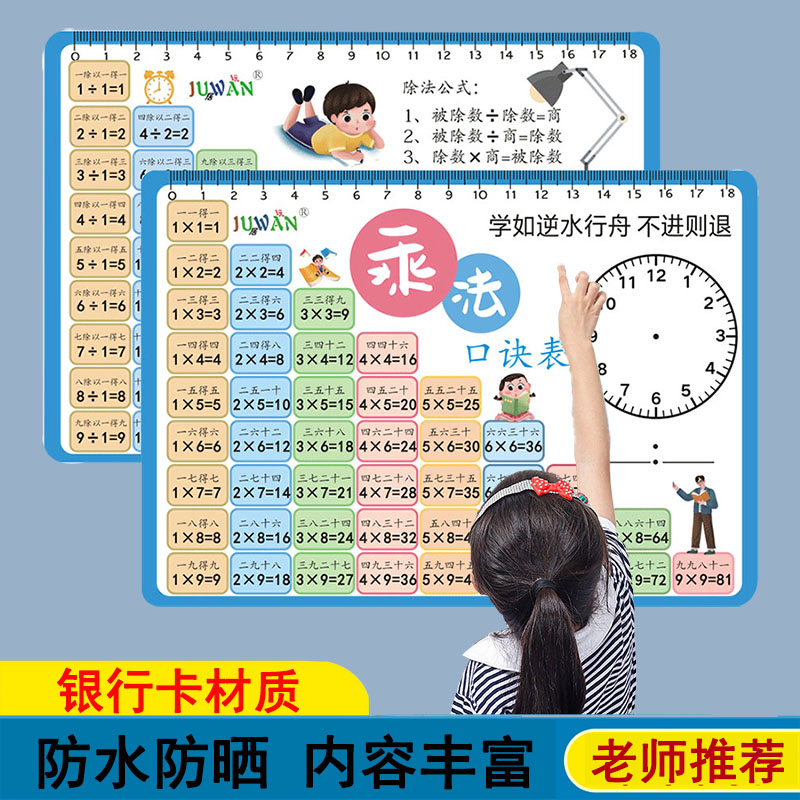 小学九九乘法口诀表二年级