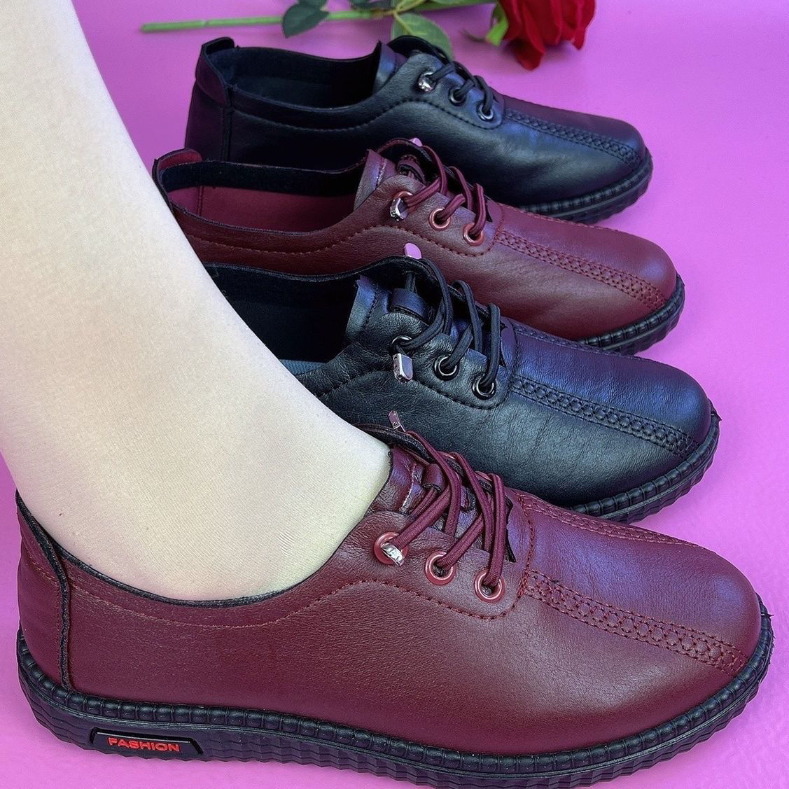 透气防滑中老年人休闲单鞋