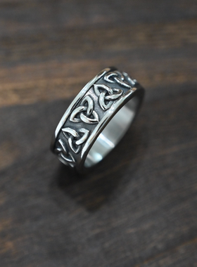 轻奢简约欧美风潮流钛钢戒指饰品