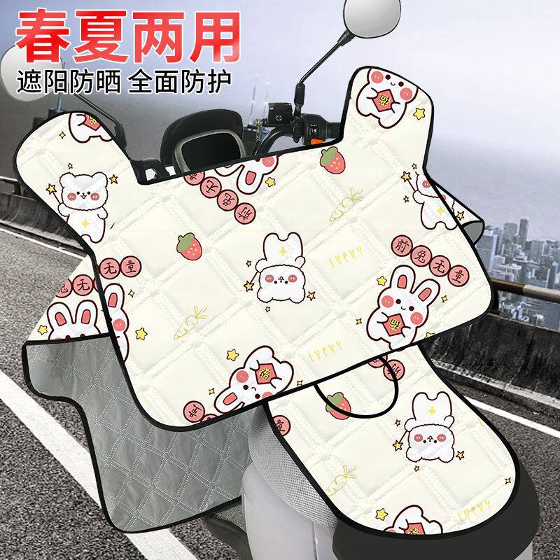 电动车挡风被四季通用