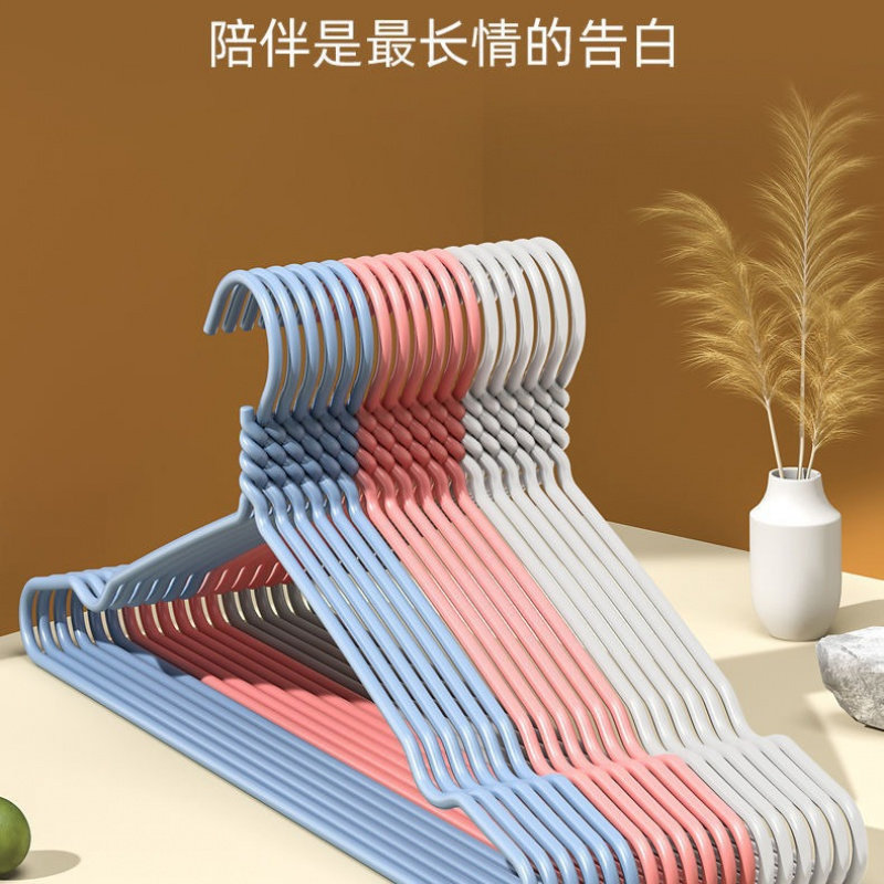 衣架加厚防滑无痕凹槽家用