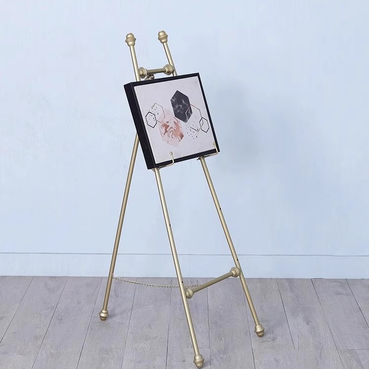 欧式油画架落地支架照片展示架