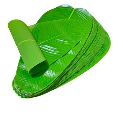 仿真芭蕉叶烧烤水果垫底