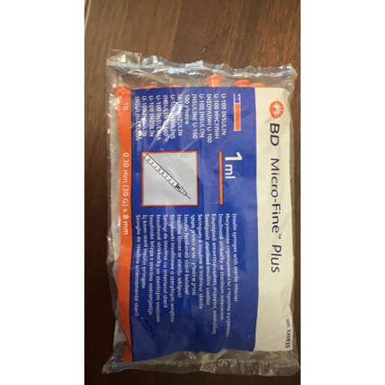 BD Micro Fine Plus BD 320935 1ml 30G 0.3*8mm BD 1ml syringe