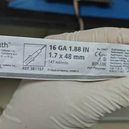 美国BD  货号381157 16G  147ml/min 1.7*48mm  16G *1.88IN