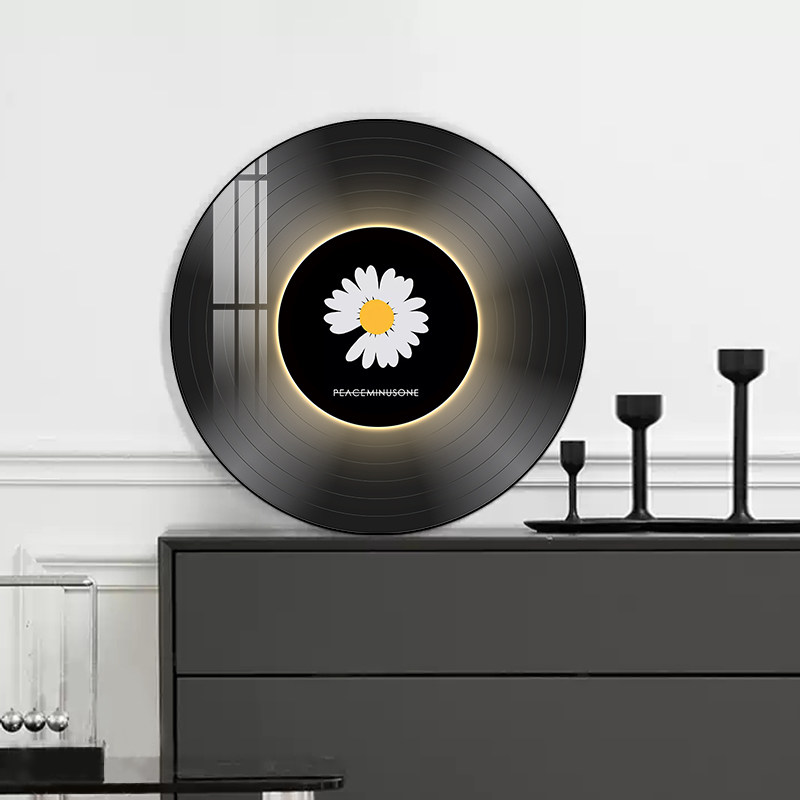 明星周边权志龙黑胶唱片挂画高级感小稚菊蓝牙音箱装饰画潮牌壁画