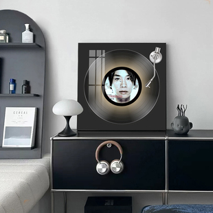 陶喆专辑封面蓝牙音响装饰画音乐酒吧明星挂画送朋友礼物客厅摆画