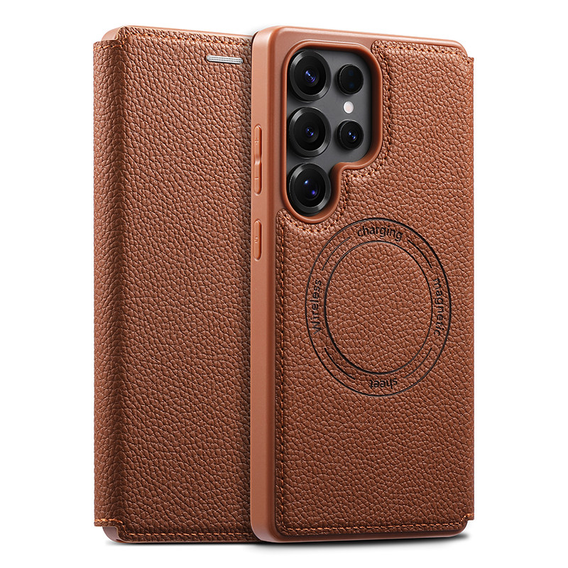 适用超薄三星S25ultra手机壳S25fe皮套S25十plus翻盖25u插卡S9310保护套S9380全包软硅胶防摔S9360男女士case