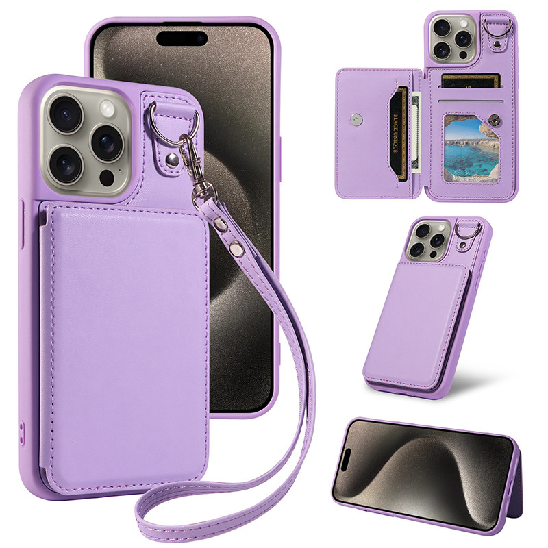 适用苹果6Splus手机壳防撞防摔6SP皮套高档皮质iPhone6 plus限量版i6p硅胶全包后插卡保护套外壳手带挂绳男女