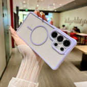 夏日散热四角气囊A55适用三星a35 磁吸充电 5G加手机壳女a5560全包镜头a356b磨砂a25透明防摔a15保护套sm