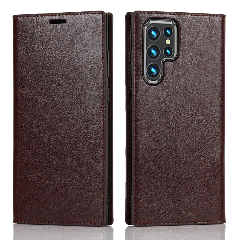 真皮三星手机壳S22/plus