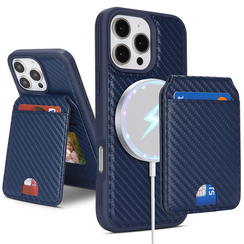 MagSafe磁吸适用iPhone16pro max手机壳苹果16pro保护壳16plus全包防摔磨砂后盖无线充电ip16分体卡包支架男