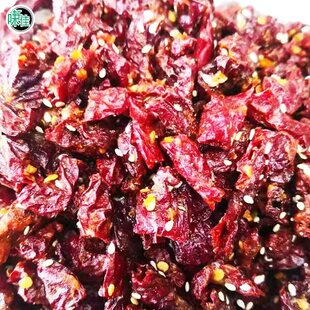 贵州毕节特产皱椒节香酥辣椒零食小吃香辣酥250克辣椒下羊肉粉面