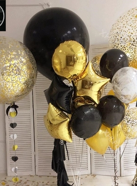 36inch Gaint Black White latex Helium Balloons Baby Shower