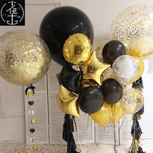 36inch Gaint Black White latex Helium Balloons Baby Shower