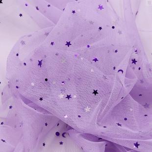 for sewing star tulle mesh dress fabric cheap Children