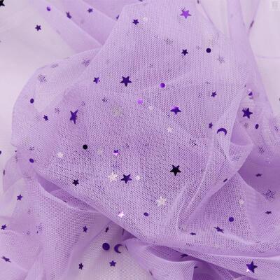 cheap tulle fabric for sewing Children's dress star mesh