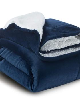 Sherpa Fleece Throw Blanket Double-Sided Soft Plush Blanket