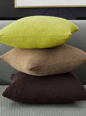 Throw pillow sofa back cushion cover velvet Pillow case