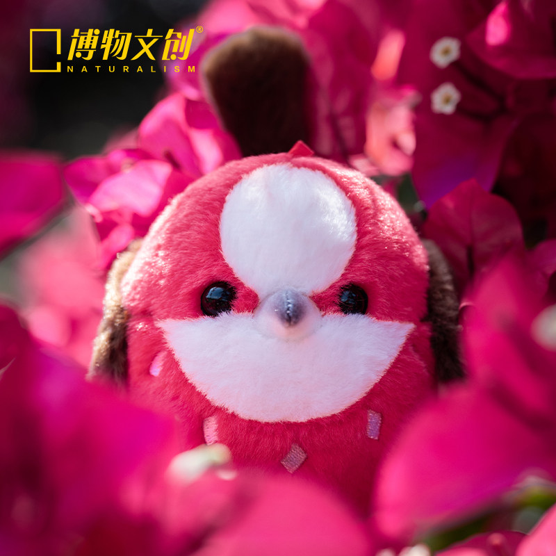 博物文创啾儿北朱雀发声毛绒玩偶图片