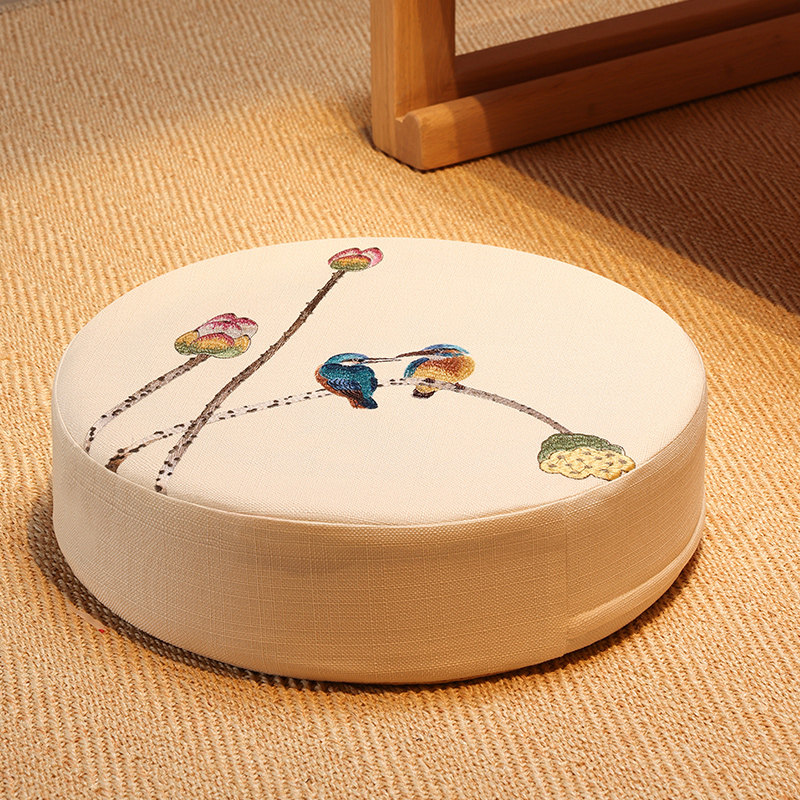 加厚麻布地毯的懒人垫地上坐垫飘窗蒲团可拆洗榻榻米客厅地板打坐