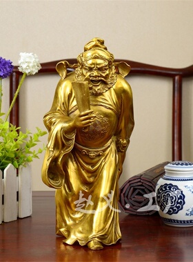 黄铜钟馗摆件黄铜像家居装饰品客厅工艺品金属工艺品
