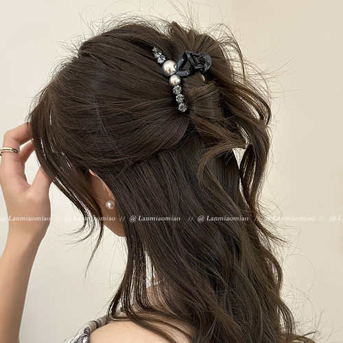 懒喵喵抓夹亚克力日韩水钻